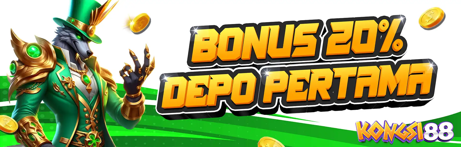 WELCOME BONUS 20% KONGSI88