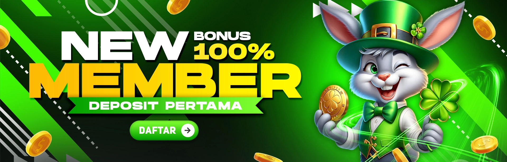 WELCOME BONUS 100%