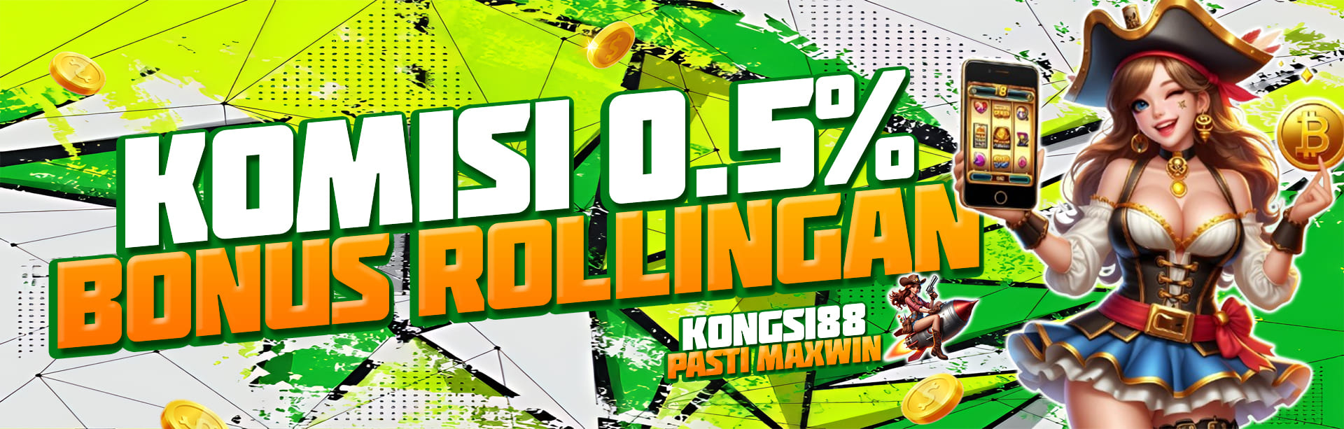 BONUS ROLLINGAN KONGSI88