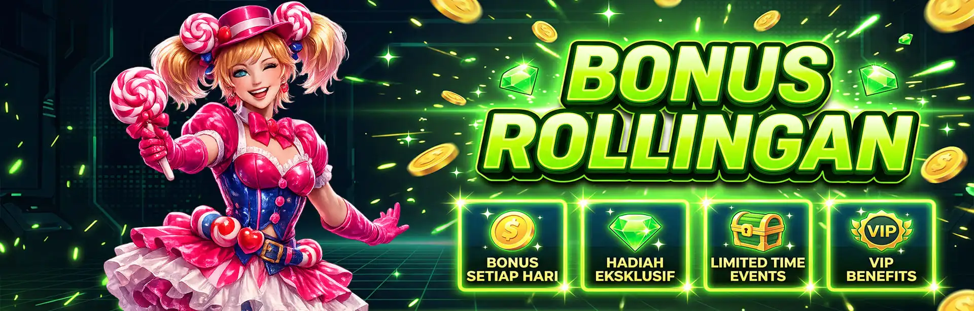 BONUS ROLLINGAN KONGSI88
